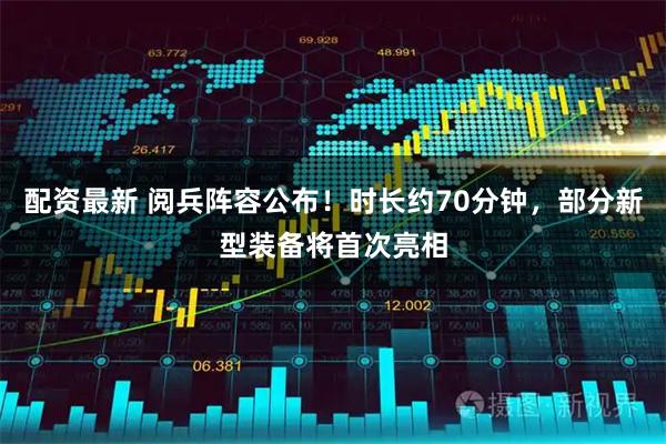 配资最新 阅兵阵容公布！时长约70分钟，部分新型装备将首次亮相