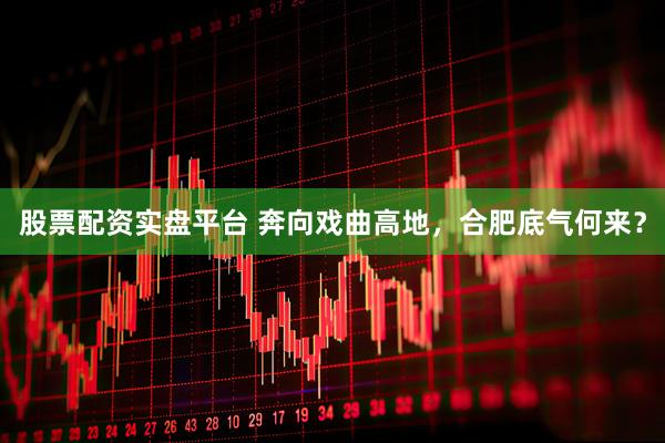 股票配资实盘平台 奔向戏曲高地，合肥底气何来？